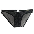 BRAVE PERSON Briefs for Men Underwear Sexy Transparent Underwear Low waist V-type Mesh Briefs Men Underpants B1149